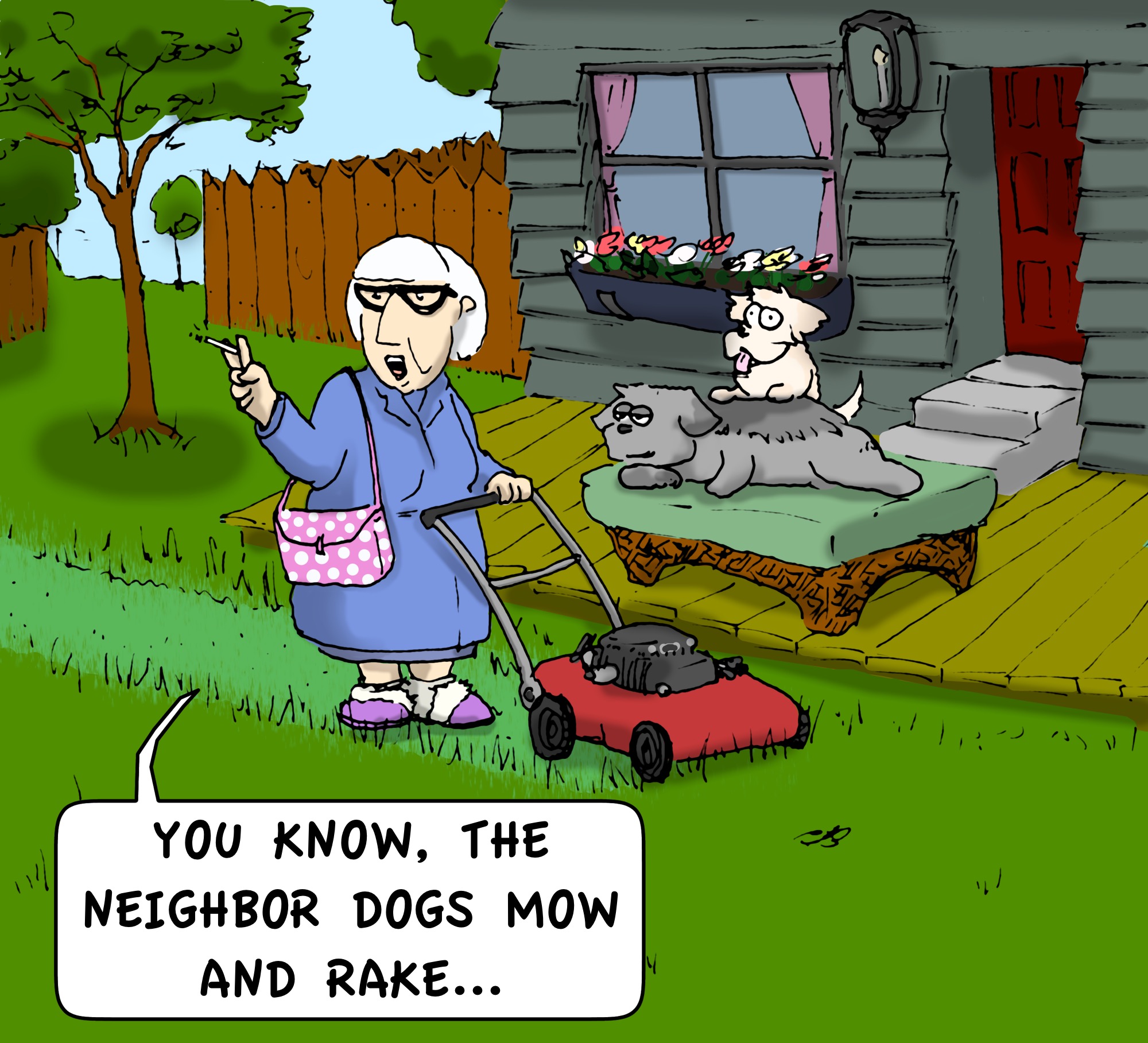 Mowing The Lawn
