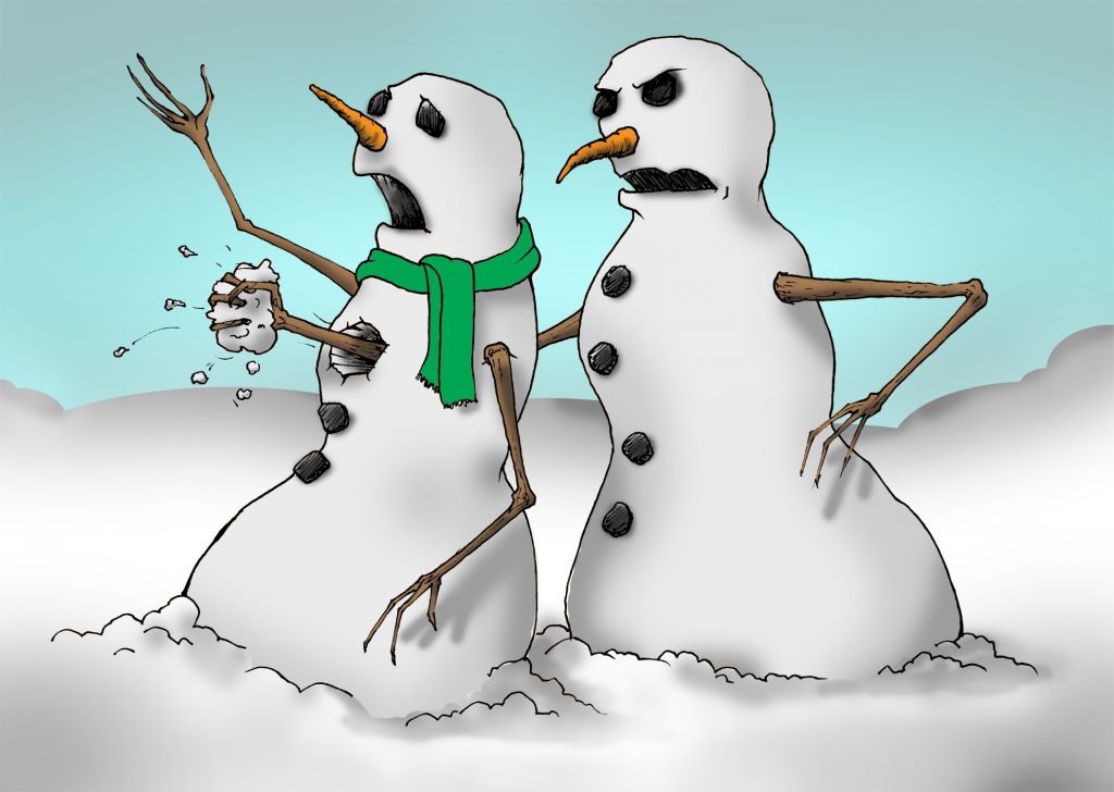 When A Snowman Meets A Snowman