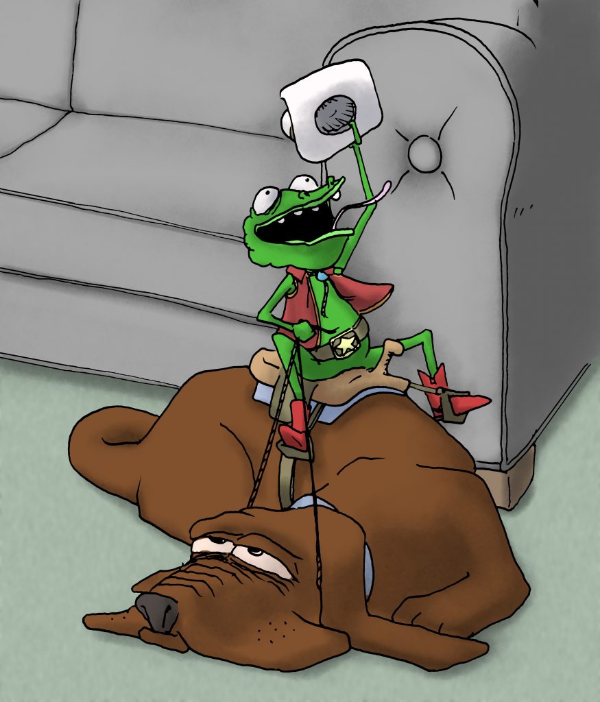 Rodeo Frog And The Dog