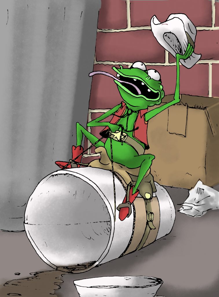Rodeo Frog And The Cup